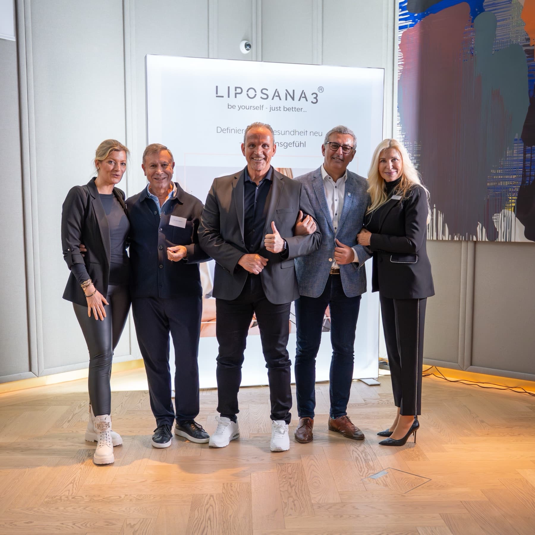 Das Team von LIPOSANA3® bei einer Veranstaltung