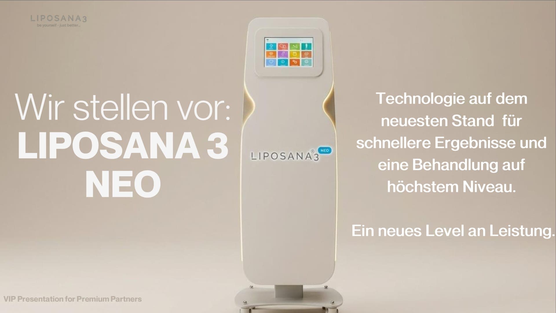 LIPOSANA3® NEO – Die Weltneuheit in der ästhetischen Körpermodellierung ist da